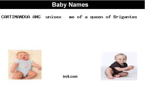 cartimandua-ang baby names